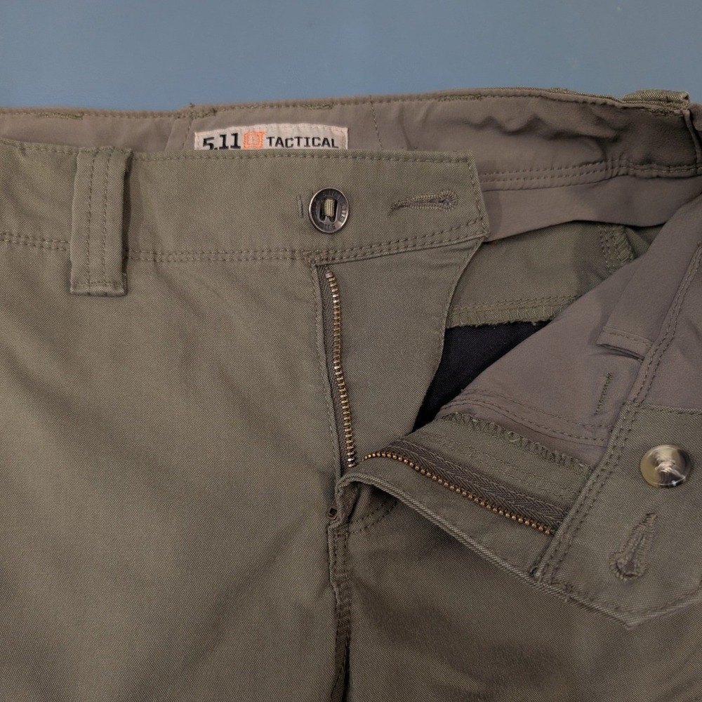 5.11 Tactical Cargo Pants Women 2 Regular Olive Green Utility 64446-186 - Picture 5 of 14